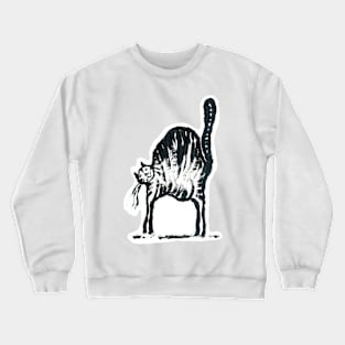 Feed Me Feline III/V (cut-out) Crewneck Sweatshirt